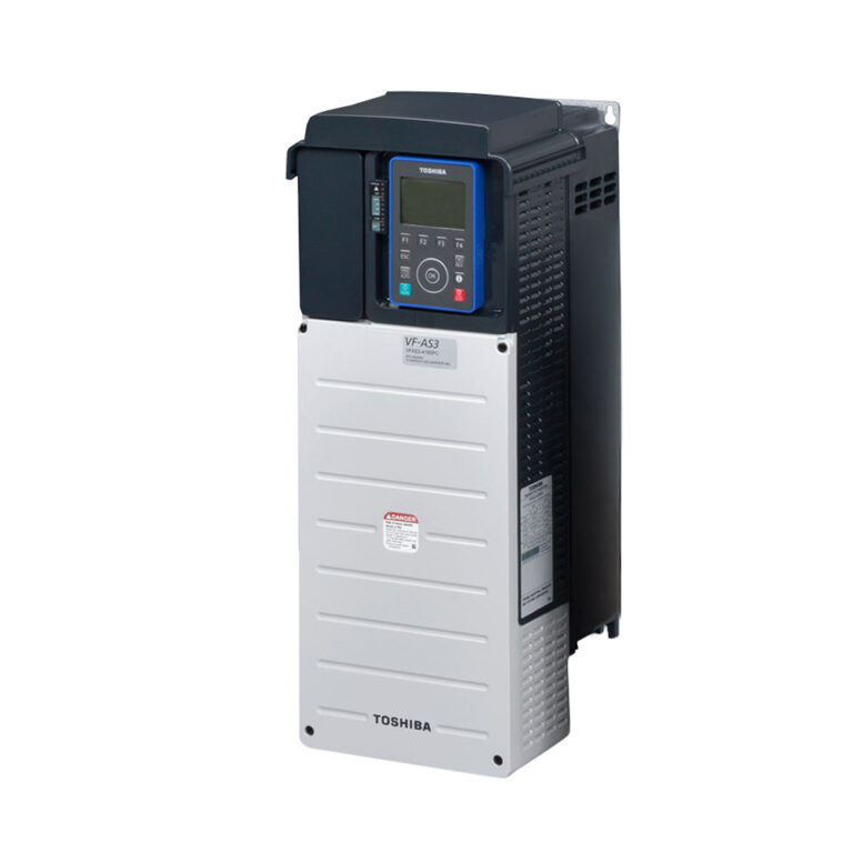 Toshiba VFAS3 Frequenzumrichter mit den Abmessungen 210×660×268 mm.