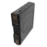 Das Foto zeigt das Weintek cMT-FHDX-820 von hinten, HDMI-Port oben und Lüftungsschlitze für die Kühlung