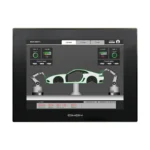 Cimon Panel-PC CM-iNP519-A mit 19-Zoll-Bildschirm und Visualisierung einer Automatisierungslinie