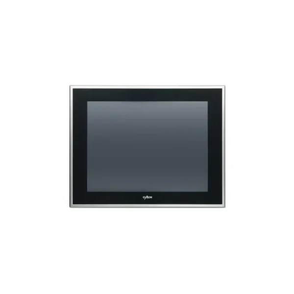 Cimon CM-NP3612-A 12,1-Zoll Industrie Panel-PC mit schwarzer Glasfront und silbernem Aluminiumrahmen