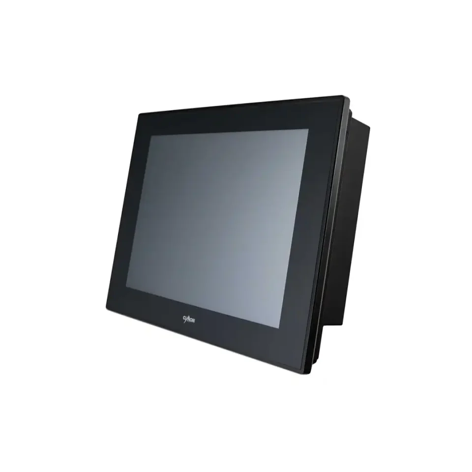 Schrägansicht des CM-NP5615-A Industrie Panel-PCs