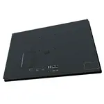 Rückansicht des Weintek cMT3218XP Touchpanels mit COM-Ports, LAN, USB und Aluminiumgehäuse.