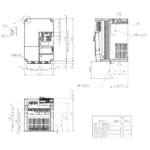 Vfs15s 4055pl Toshiba Frequenzumrichter Dimensionen