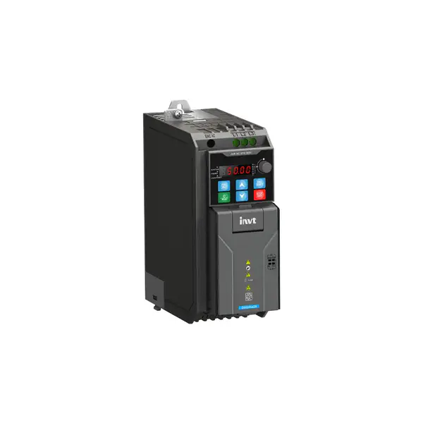 INVT GD28-1R1G-2 Frequenzumrichter für dreiphasige 230 V-Netze mit kompakter Bauform und Industrie-Schutzfunktionen