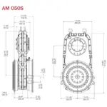 Twin Disc Am050s Abmessungen