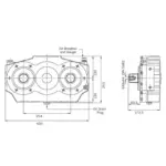 Twin Disc Am216 Abmessungen