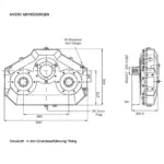 Twin Disc Am230 Abmessungen