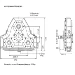 Twin Disc Am330 Abmessungen