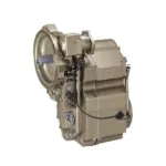 Funk DF250 – heavy-duty Lastschaltgetriebe, Schrägansicht mit Elektronik