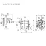 Twin Disc Td61 1180 Lastschaltgetriebe Abmessungen