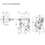 Twin Disc Td61 2619 Lastschaltgetriebe